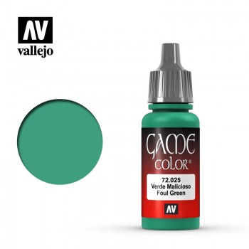 Vallejo Game Color 17ml Foul Green 72025